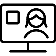 Single Woman News Icon from Ultimate Light Set
