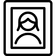 Single Woman Profile Picture Icon from Ultimate Light Set