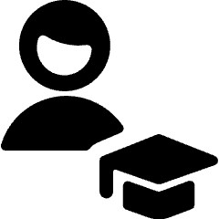 Single Man Actions Graduate Icon from Ultimate Bold Set