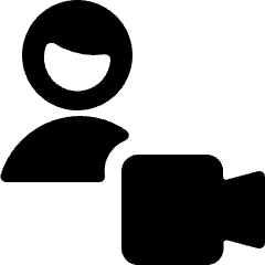 Single Man Actions Video Icon from Ultimate Bold Set