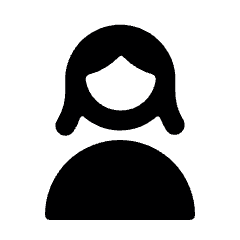 Single Woman Actions Icon from Ultimate Bold Set