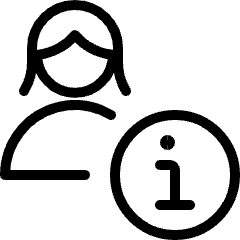 Single Woman Actions Information Icon from Ultimate Light Set