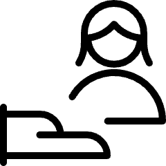 Single Woman Actions Share 1 Icon from Ultimate Light Set