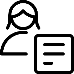 Single Woman Actions Text Icon from Ultimate Light Set