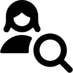 Single Woman Actions View Icon from Ultimate Bold Set