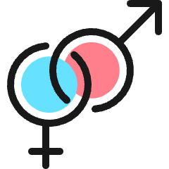 Gender Hetero Icon from Ultimate Colors Set