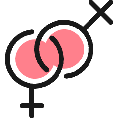 Gender Lesbian Icon from Ultimate Colors Set