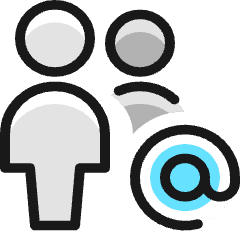 Multiple Actions Address Icon from Ultimate Colors Set