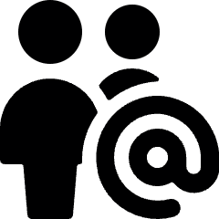 Multiple Actions Address Icon from Ultimate Bold Set