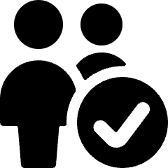 Multiple Actions Check 1 Icon from Ultimate Bold Set