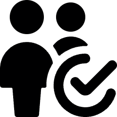 Multiple Actions Check 2 Icon from Ultimate Bold Set