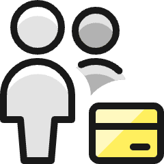 Multiple Actions Credit Card Icon from Ultimate Colors Set