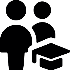 Multiple Actions Graduate Icon from Ultimate Bold Set