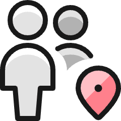 Multiple Actions Location Icon from Ultimate Colors Set