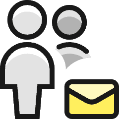 Multiple Actions Mail Icon from Ultimate Colors Set