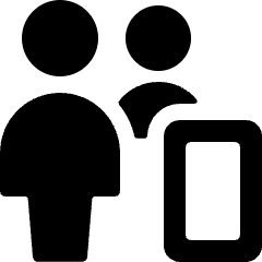 Multiple Actions Mobilephone Icon from Ultimate Bold Set