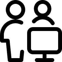 Multiple Actions Monitor Icon from Ultimate Regular Set