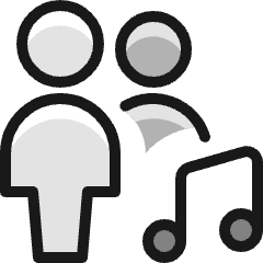 Multiple Actions Music Icon from Ultimate Colors Set