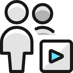Multiple Actions Player Icon from Ultimate Colors Set