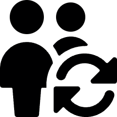 Multiple Actions Refresh Icon from Ultimate Bold Set