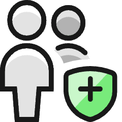 Multiple Actions Shield Icon from Ultimate Colors Set