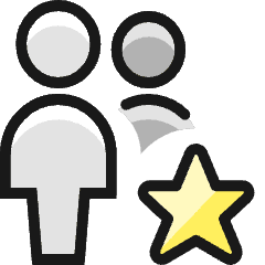 Multiple Actions Star Icon from Ultimate Colors Set
