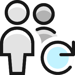 Multiple Actions Sync Icon from Ultimate Colors Set