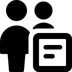 Multiple Actions Text Icon from Ultimate Bold Set