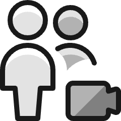 Multiple Actions Video Icon from Ultimate Colors Set