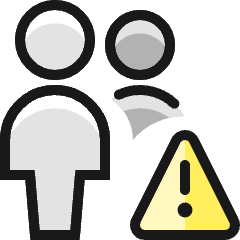 Multiple Actions Warning Icon from Ultimate Colors Set