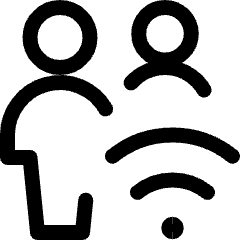 Multiple Actions Wifi Icon from Ultimate Regular Set