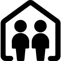 Multiple Home Icon from Ultimate Bold Set