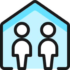 Multiple Home Icon from Ultimate Colors Set