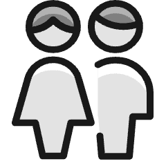 Multiple Man Woman 4 Icon from Ultimate Colors Set