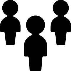 Multiple Users 2 Icon from Ultimate Bold Set