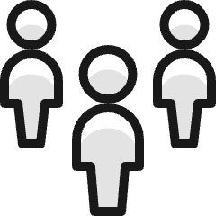 Multiple Users 2 Icon from Ultimate Colors Set