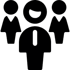 User Multiple Male Female Icon from Ultimate Bold Set