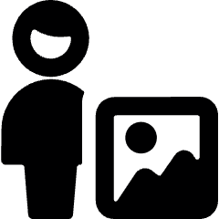 Single Man Actions Image Icon from Ultimate Bold Set