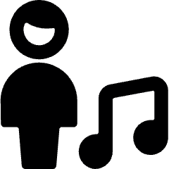 Single Man Actions Music Icon from Ultimate Bold Set