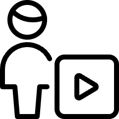Single Man Actions Player Icon from Ultimate Light Set