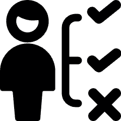 Single Man Actions Process Icon from Ultimate Bold Set