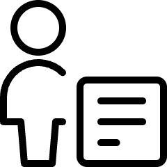 Single Neutral Actions Text Icon from Ultimate Light Set