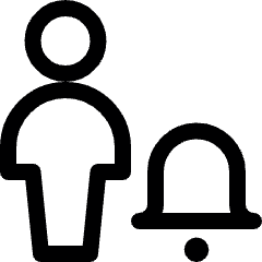 Single Neutral Actions Alarm Icon from Ultimate Regular Set