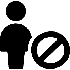 Single Neutral Actions Block Icon from Ultimate Bold Set