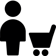 Single Neutral Actions Cart Icon from Ultimate Bold Set