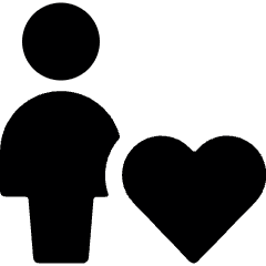 Single Neutral Actions Heart Icon from Ultimate Bold Set