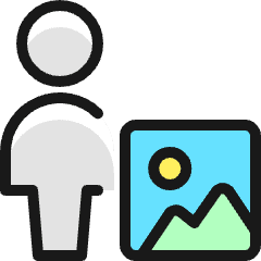 Single Neutral Actions Image Icon from Ultimate Colors Set