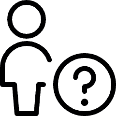 Single Neutral Actions Question Icon from Ultimate Light Set