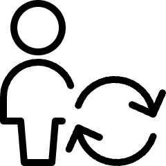 Single Neutral Actions Refresh Icon from Ultimate Light Set