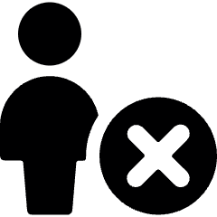 Single Neutral Actions Remove Icon from Ultimate Bold Set